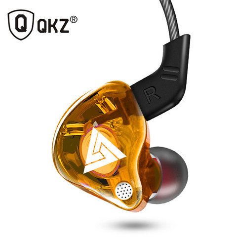 QKZ AK6 универсальные 3,5 мм спортивные наушники-вкладыши HiFi Sound для телефонов и планшетов ► Фото 1/6