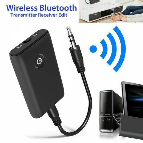 2 в 1 Bluetooth 5,0 передатчик приемник ТВ ПК автомобильный динамик 3,5 мм AUX Hifi музыкальный аудио адаптер/Наушники Автомобильное/домашнее стерео ус... ► Фото 1/6