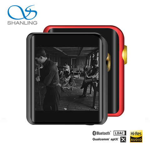Новейший портативный музыкальный mp3-плеер Shanling M0, ограниченный выпуск, Hi-Res, Bluetooth, сенсорный экран, два варианта: черный, золотой или красный, ... ► Фото 1/6