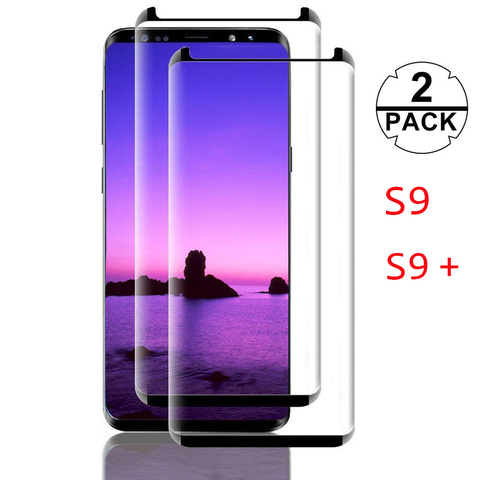 Закаленное стекло для защиты экрана для samsung Galaxy S9 Plus/S9 + S9 plus SM-G965 G965F Note 9 полное покрытие защитное стекло ► Фото 1/6