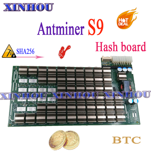 Доставка в течение 24 часов BTC BCH ASIC Miner Bitmain ANTMINER S9 Hash Board Замена сломанной части SHA256 Miner Antminer S9 ► Фото 1/4