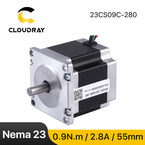 Nema23 шаговый двигатель 57 мм 90Ncm 2.8A 2-фазный шаговый двигатель 4-жильный кабель для 3D принтер гравировка фрезерный станок с ЧПУ ► Фото 1/6