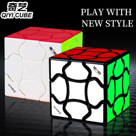 Магический куб-пазл QiYi MoFengGe, кубик 3x3x3, кубики в форме лепестков и листьев, профессиональные развивающие игрушки, пазлы в виде лепестков ► Фото 1/6
