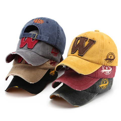 2022 мужская бейсболка с буквой W, женская мужская кепка, черная бейсболка, летняя кепка s, мужская рыболовная кепка для мужчин, кепка-тракер MZ001 ► Фото 1/6