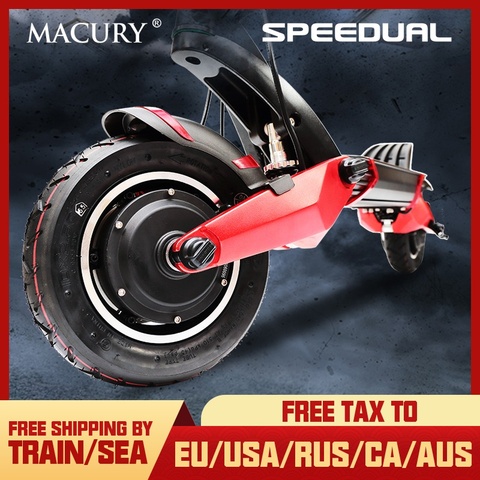 Macury Speedual 10-дюймовый двухмоторный электрический скутер ZERO 10X 52V 60V внедорожный электронный скутер двойной привод T10-DUAL Z10X DDM внедорожный ► Фото 1/6