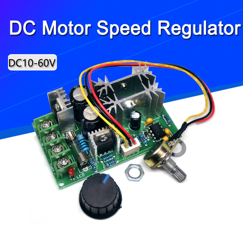 DC10-60V DC motor speed regulator 12V 24V 36V 48V High power drive module PWM Motor speed controller 20A current regulator ► Фото 1/5