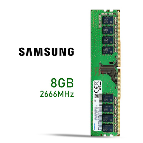 Samsung ddr4 ОЗУ 8 ГБ 4 ГБ PC4 2666 МГц 288pin DIMM память для настольного компьютера с поддержкой материнской платы 16 ГБ 32 ГБ 8 ГБ 16 ГБ 32 ГБ ОЗУ ddr4 ► Фото 1/5