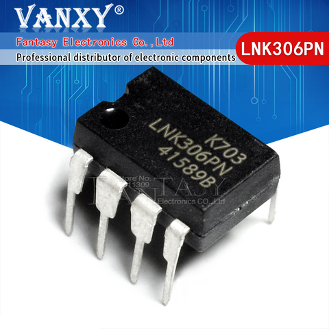 Новый и оригинальный IC 10 шт. LNK306PN DIP7 LNK306P DIP LNK306 DIP-7 306PN ► Фото 1/5