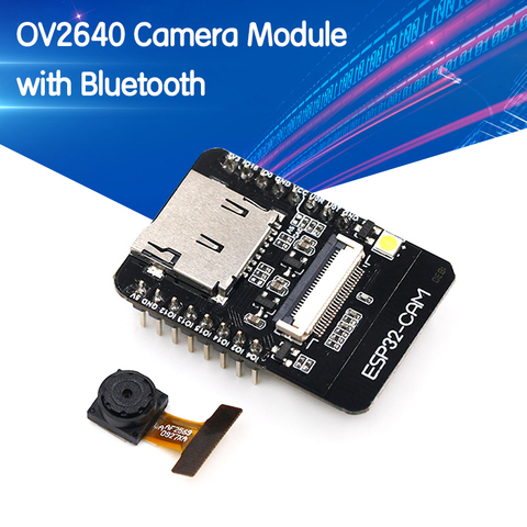 ESP32-CAM ESP-32S WiFi модуль ESP32 серийный к WiFi ESP32 CAM макетная плата 5 в Bluetooth с OV2640 модуль камеры ► Фото 1/6