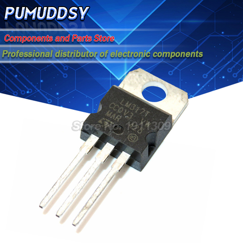 10 шт покупки LM317T LM317 регулятор напряжения IC 1,2 V до 37V 1.5A. Хотите хорошее качество, пожалуйста, выберите нас ► Фото 1/1