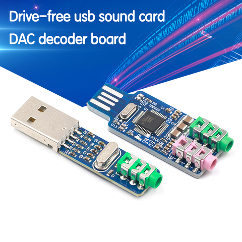 5 в Мини PCM2704 USB DAC HIFI USB звуковая карта USB питания DAC декодер плата модуль для Arduino Raspberry Pi 16 бит ► Фото 1/6