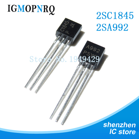 Бесплатная доставка 20 шт./лот Hi-Fi трубка 2SA992 2SC1845 (10 шт. A992 + 10 шт. C1845) TO-92 Новый оригинал ► Фото 1/2