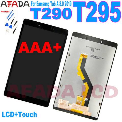 Сенсорный ЖК-дисплей AAA + для Samsung Tab A 8,0 дюйма, 2022 дюйма, фотосессия, T290, T295, дигитайзер, стеклянная панель в сборе, замена ► Фото 1/6