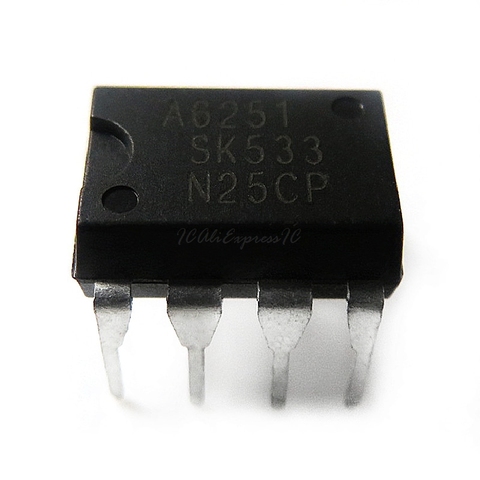 10 шт./лот A6251 A6251M A6259H A6259 AP8023 AQH2223 DIP-7 ► Фото 1/3
