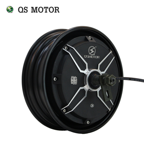 Мотор QS 10 дюймов 2000 Вт 205 50H V2 48 В/60 в/72 в 55 км/ч, бесщеточный двигатель постоянного тока для электрического скутера ► Фото 1/3