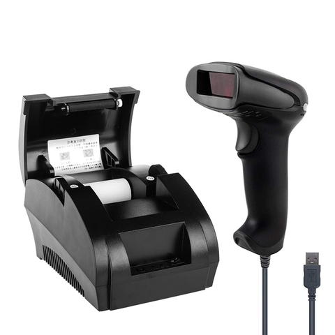 Портативный USB сканер штрих-кодов NETUM, проводной лазерный 1D считыватель штрих-кодов для POS и инвентаризации ► Фото 1/6