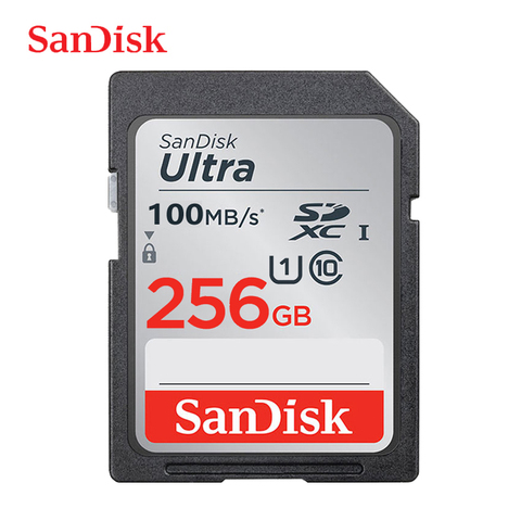 SanDisk Ultra карта памяти, 32 ГБ 16 ГБ SDHC 256 ГБ 128 Гб 64 Гб флэш-карта SD SDXC Для HD камеры ► Фото 1/6