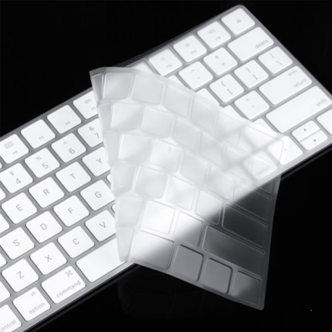 Magic Keyboard Silicone Keyboard cover A1644 A1314 A1243 Cover Skin Protector For Apple imac Keyboard with Number key A1843 ► Фото 1/6
