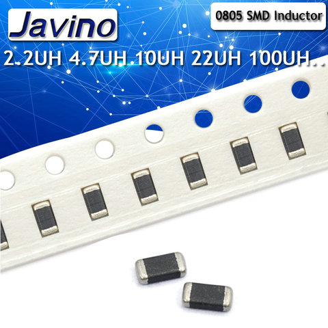 Индуктор для стека smd 0805, 50 шт., 47nh 100nh 1uh 2.2uh 4.7uh 10uh 22uh 100uh 10 ► Фото 1/2