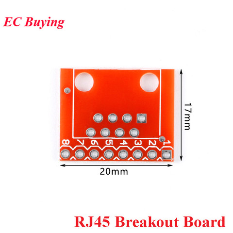 5 шт. RJ45 Модуль Breakout Board RJ45 для DIP адаптера пластина разъем платы DIY электроника для Arduino ► Фото 1/5