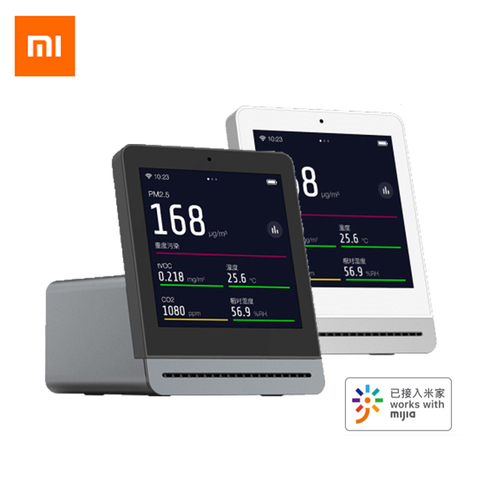 Xiaomi CClearGrass Air monitor Retina Touch IPS Screen Mobile Touch Operation pm2.5 APP Control Clear Grass Air Detector ► Фото 1/6