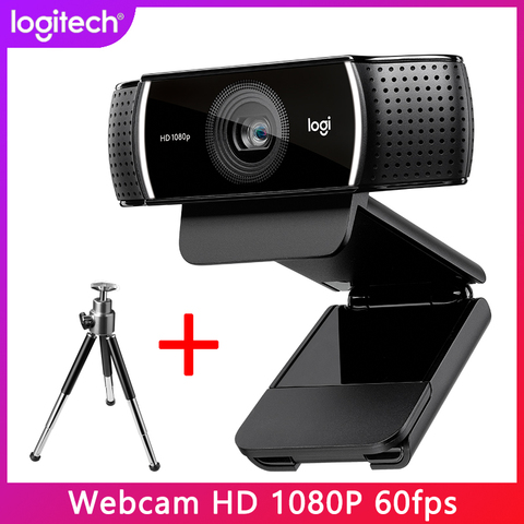 Веб-камера Logitech Pro C922 со встроенным потоковым интерфейсом и автофокусом, HD-камера 1080p для потоковой записи, оригинал ► Фото 1/6