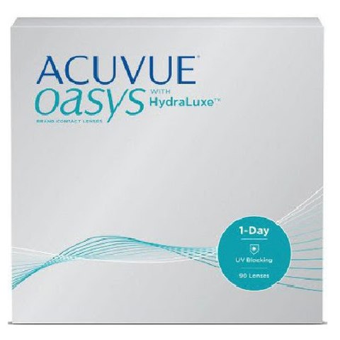 Однодневные контактные линзы Acuvue Oasys 1-Day (уп. 90 линз) Радиус кривизны 8.5 и 9.0 мм. ► Фото 1/1