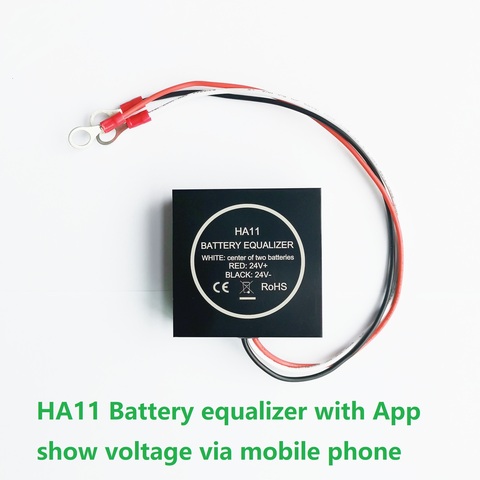 Балансирующий усилитель батареи HA12, 24 В, может отображать напряжение через мобильный телефон на 12 В, свинцово-кислотный аккумулятор, подключенный в серии ► Фото 1/6