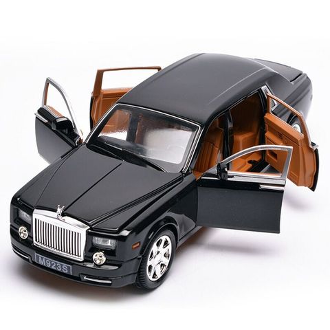 Коллективная роскошная модель автомобиля 1/24 Diecast (фотосессия), 20 см, с 6 фотоэлементами, Черная/красная коробка ► Фото 1/6