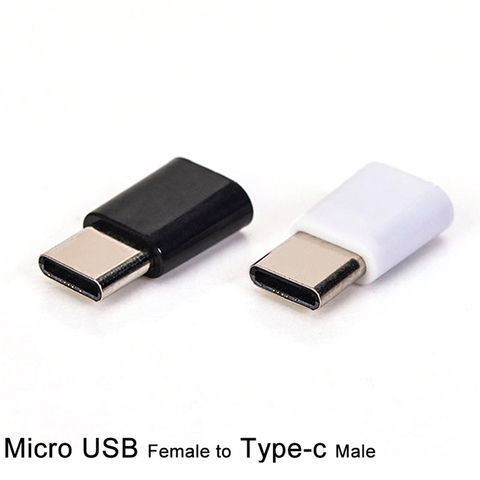 1 шт. микро USB гнездо к Type-c USB-C адаптер конвертер зарядный разъем адаптеры для мобильных телефонов ► Фото 1/5