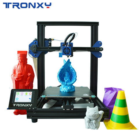Модернизированный 3D принтер Tronxy XY-2 Pro, ультратихая материнская плата, экструдер Titan, 3D-принтер с функцией возобновления печати ► Фото 1/6