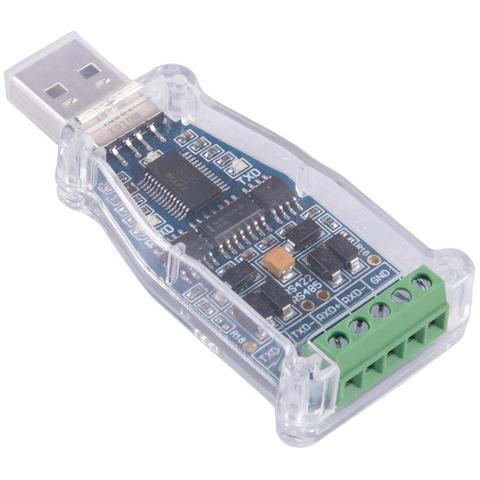 USB к RS485 RS422 последовательный адаптер FTDI чип USB к 6Pin Клеммная колодка конвертер Поддержка Win XP Win 7 Win 8 Win10 Mac Android ► Фото 1/6