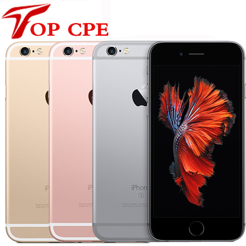 Оригинальный Apple iPhone 6S 6SP смартфон 4,7 дюйма/5,5 дюйма 2 Гб ОЗУ 12.0MP двухъядерный A9 4G LTE WIFI GPS 6S Plus разблокированный мобильный сотовый телефон ► Фото 1/6