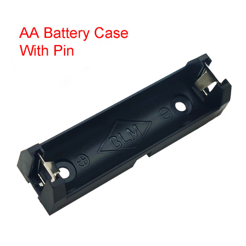 1 коробка для батарей AA, одиночный держатель для батарей AA, 14500 коробка для батарей с контактами ► Фото 1/4