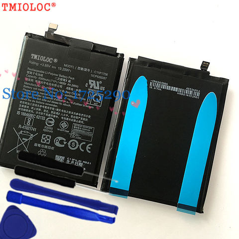 TMIOLOC новый оригинальный ZB631KL ZB633KL батарея для Asus Zenfone Max Pro M2 ZB631KL ZB633KL X01BDA батарея + Инструменты ► Фото 1/1