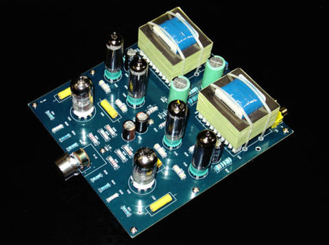 Ламповый усилитель Nobsound N2 + 6AQ5(6005), комплект для самостоятельной сборки мощного аудио hi-fi, 12 Вт + 12 Вт ► Фото 1/5