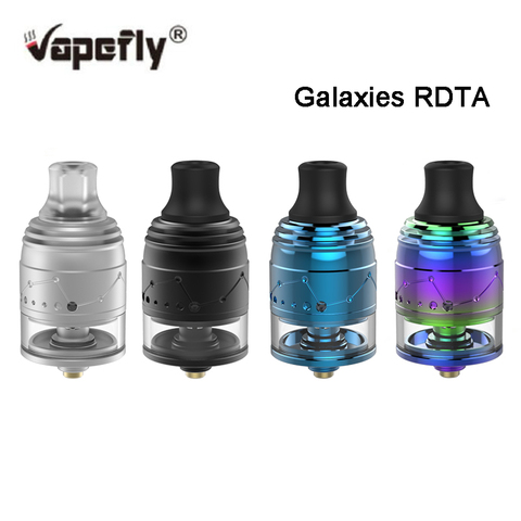 Электронная сигарета Vapefly Galaxies, MTL Squonk RDTA 2 мл, атомайзер с нижней стороной, воздухоотвод, супер сборка, камера, вейп ► Фото 1/5