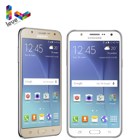Оригинальный разблокированный Samsung Galaxy J7 SM-J700F Dual SIM мобильный телефон 1,5 Гб оперативной памяти, 16 Гб встроенной памяти, 5,5 