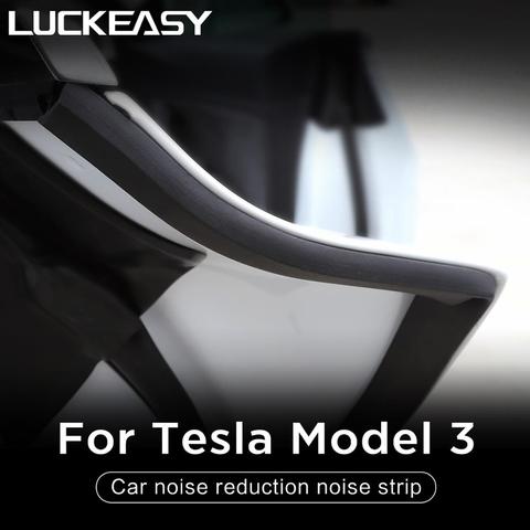 Автомобильная шумоподавляющая полоса LUCKEASY для Tesla Model 3 2017-2022 Автомобильная шумоподавляющая полоса 6 шт./компл. ► Фото 1/5