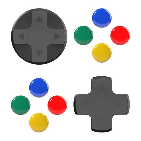 Набор кнопок с D-Pad DPAD для контроллера Joy-Con Skull & Co., Nintendo Switch JoyCon ► Фото 1/6