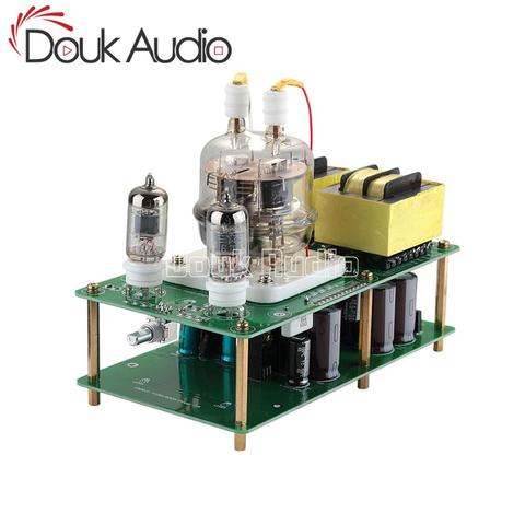 Усилитель мощности Douk Audio HiFi 6P6P, ламповый вакуумный стерео усилитель мощности, односторонний, класса А, для рабочего стола, для самостоятельной сборки ► Фото 1/1