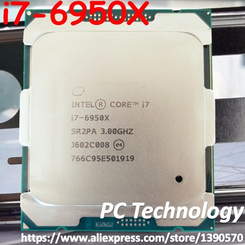 Процессор Intel core Extreme Edition, оригинальный процессор Intel core, 3,00 ГГц, 25 Мб, 10-ядерный процессор SR2PA, процессор i7 6950X, бесплатная доставка ► Фото 1/1