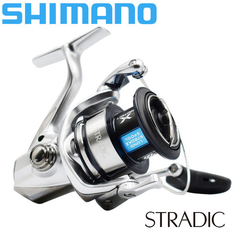 Рыболовная катушка SHIMANO STRADIC, катушка для спиннинга 1000HG/2500/C3000HG/4000XG/5000XG 6 + 1BB, мощность 3-11 кг, для морской рыбалки ► Фото 1/5