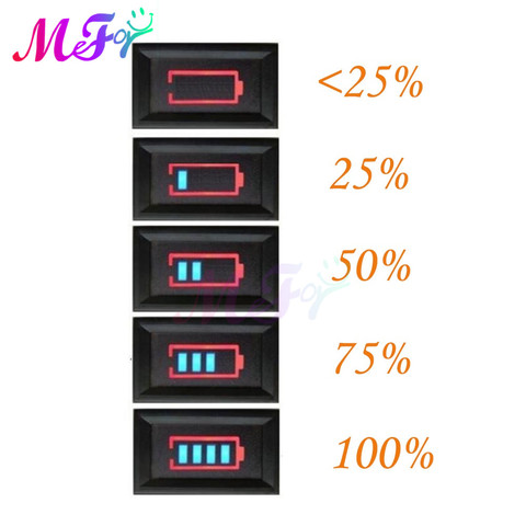 На возраст от 1 года до 8 лет S 1S/2S/3S/4S 3,7 V литиевая Батарея Ёмкость Модуль Индикатор 6-60V электрический автомобиль Батарея Мощность тестер литий-ионный аккумулятор свинцово-кислотный ► Фото 1/6