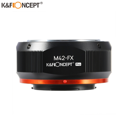 K & F Concept M42 адаптер для крепления объектива к FX для винтовых объективов M42 для камер Fujifilm Fuji X-Series X FX ► Фото 1/6