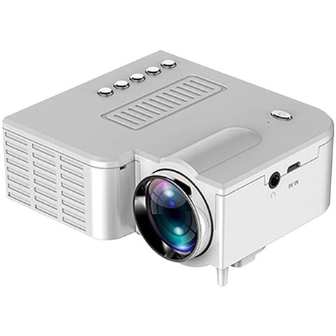 UC28 1080P домашний кинотеатр видео проектор светодиодный мини проектор видео проектор Поддержка 4K видео U диск TF карта STB ► Фото 1/6