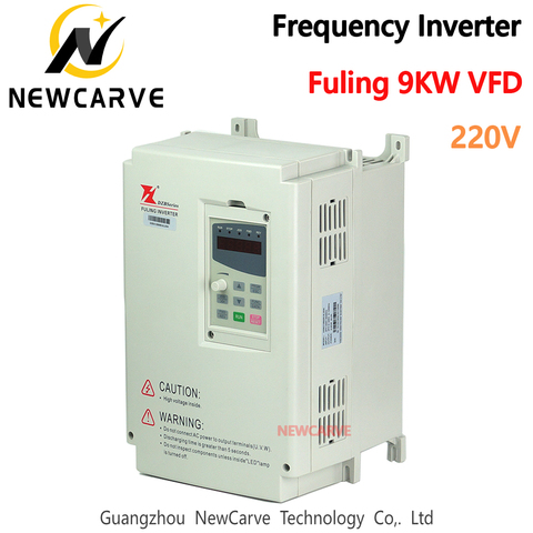 ЧПУ VFD инвертор FuLing 9KW Частотный преобразователь VFD инвертор для 9KW 220V электродвигатель привода шпинделя АТС NEWCARVE ► Фото 1/5