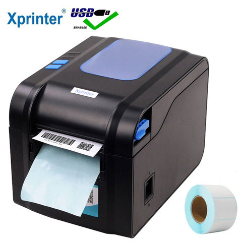 Бесплатная доставка Xprinter 3-дюймовый Термопринтер для этикеток Принтер для штрих-кодов Qrcode принтер для наклеек ► Фото 1/3