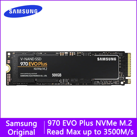 Жесткий диск SAMSUNG M.2, SSD-накопитель M2 1 ТБ 500G 250G HD NVMe SSD HDD винчестер 970 EVO Plus твердотельный PCIe для ноутбука ► Фото 1/6
