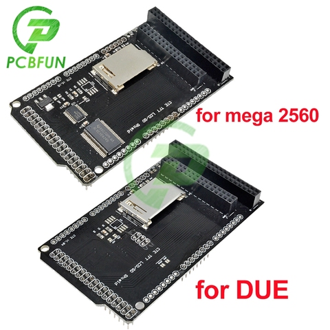 Плата расширения экрана TFT/SD для Arduino для Mega 2560/DUE для 220x176 320x240 480x320 480x272 800x480 модуль ЖК-дисплея TFT ► Фото 1/6